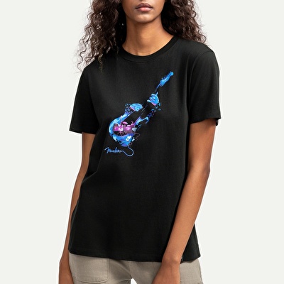 KAFT X FENDER X ZUHAL Neon Stage - Tar - Tasarım T-Shirt - Unisex